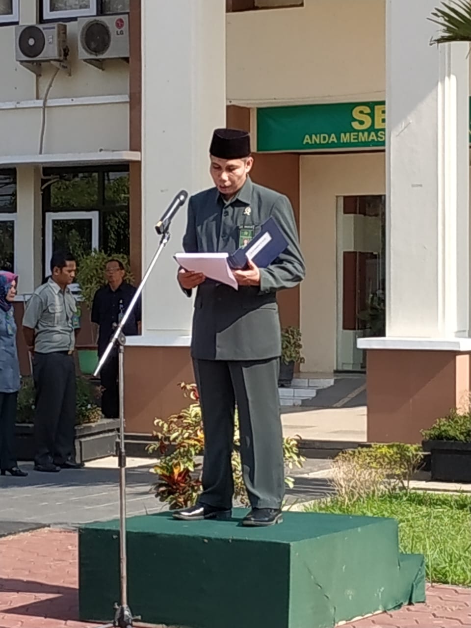 Upacara Peringatan 90 Tahun Hari Sumpah Pemuda Tahun 2018 Di Pengadilan Negeri Purworejo