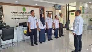 Briefing Petugas PTSP Pengadilan Negeri Purworejo 15 Juni 2026