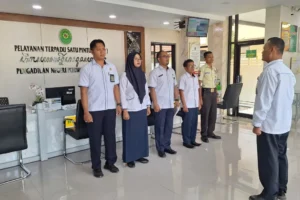 Briefing Petugas PTSP Pengadilan Negeri Purworejo 15 Juni 2026