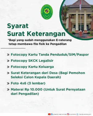 Syarat Surat Keterangan