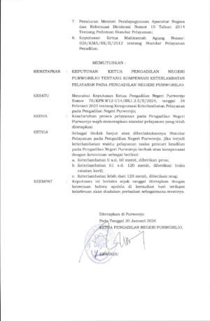 Kompensasi Pelayanan – 2